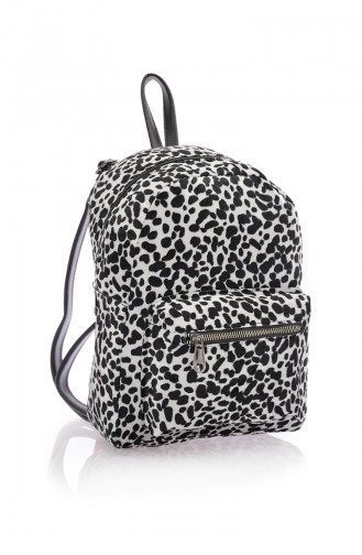 Stilgo Sac a Dos Pour Femme CN20Z-04 Noir Leopard 20Z-04