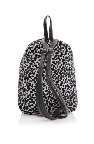 Stilgo Sac a Dos Pour Femme CN20Z-04 Noir Leopard 20Z-04