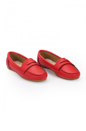 حذاء مُسطح باليرينا 3042-06 لون احمر 3042-06