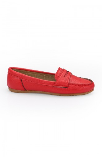 Women´s Flat shoe Ballerina  3042-06 Red 3042-06