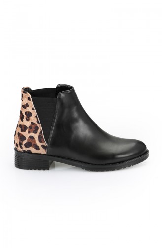 Women s Boots 11270-01 Black Leopard 11270-01