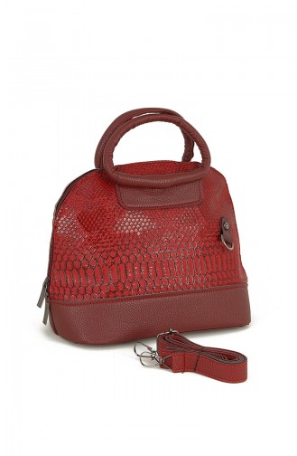 Claret red Shoulder Bag 10496BO