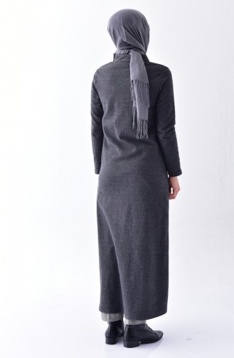 Gray Abaya 2039-01