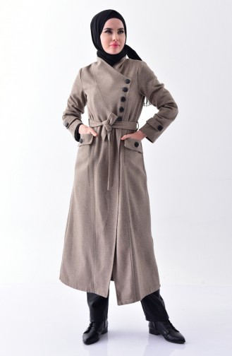 Belted Cachet Outerwear Coat 4428-04 Mink 4428-04