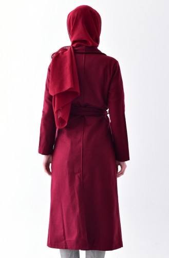 Belted Cape 4528-03 Claret Red 4528-03