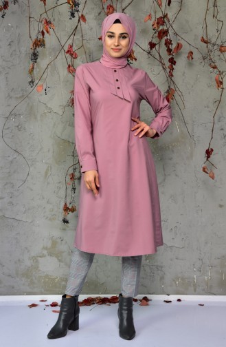 Buttoned Tunic 5006-08 Pink 5006-08
