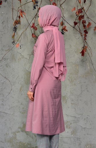 Buttoned Tunic 5006-08 Pink 5006-08