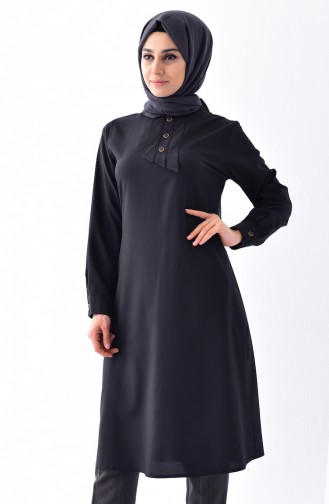 Buttoned Tunic 5006-03 Black 5006-03