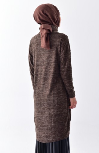 Front Crossed Tunic 0735-03 Brown 0735-03