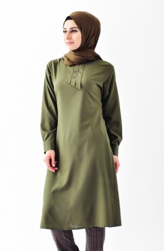 Buttoned Tunic 5006-01Green 5006-01