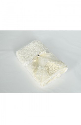Bamboo Laced 30X50 Hand Towel 3441-02 Cream 3441-02