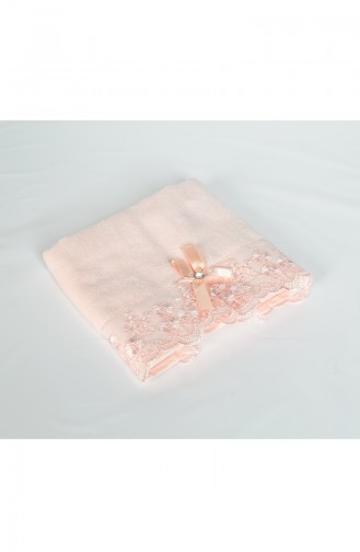 Serviette de Main 30x50 Coton Dentelle 3457-01 Poudre Rose 3457-01