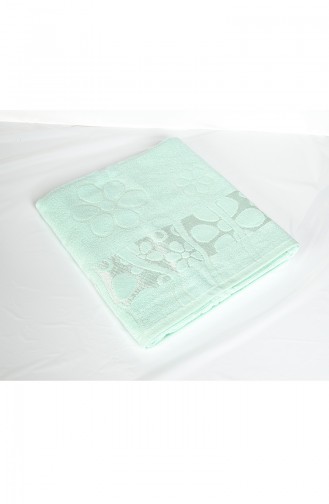Serviette de bain 100x150 Coton Jacquard 3470-03 Vert eau 3470-03