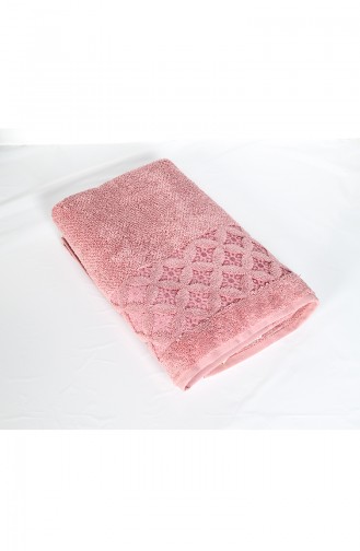 Serviette de Bain 70X140 Coton Jacquard 3482-01 Rose Pâle 3482-01