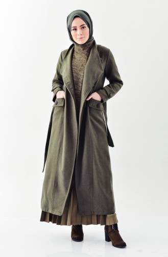 Belted Cachet Coat 4428-06 Khaki 4428-06