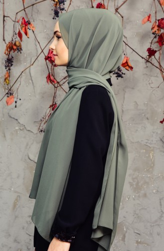 Long Chiffon Shawl 50025-111 Khaki 50025-111