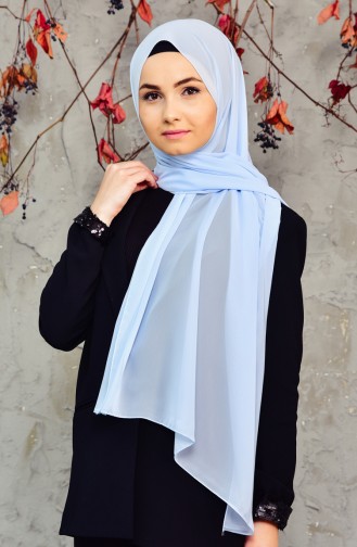 Babyblau Schal 15000-131