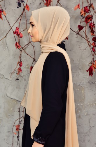 Light Beige Sjaal 50025-136