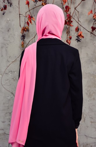 Uzun Şifon Şal 50025-39 Pembe