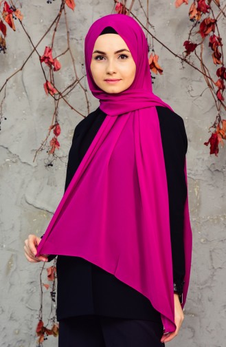 Long Chiffon Shawl 50025-62 Violet 50025-62