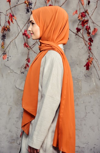 Long Chiffon Shawl 50025-82 Cinnamon 50025-82