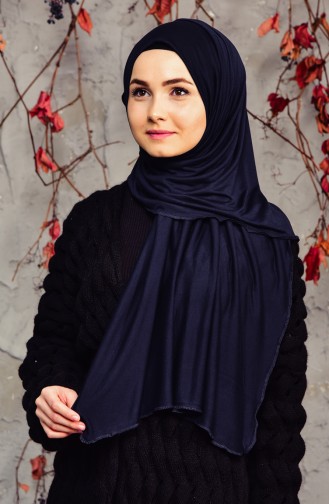 Cotton Shawl 9006-06 Navy 9006-06