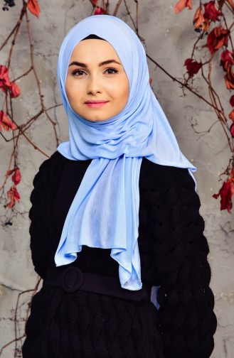 Cotton Shawl 9006-07 Baby Blue 9006-07