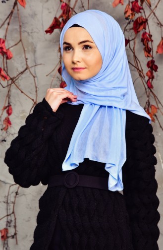 Cotton Shawl 9006-07 Baby Blue 9006-07