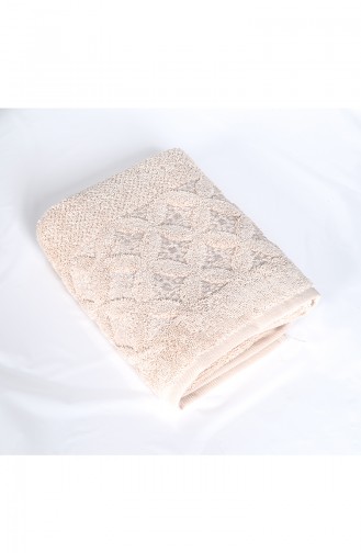Cotton Jacquard 50x90 Face Towel 3450-03 Beige 3450-03