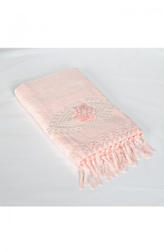 Bamboo Laced 50X90 Face Towel 3453-04 Powder Pink 3453-04