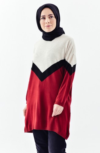 Knitwear Sweater 2019-01 Claret Red 2019-01
