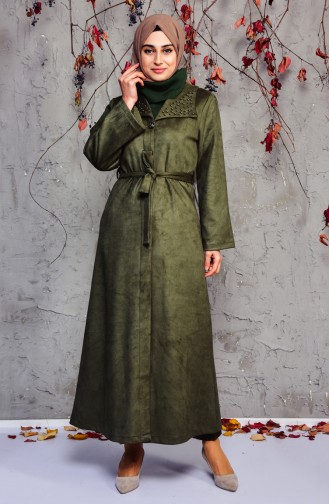 Trench Coat Daim Perlés 7815-06 Khaki 7815-06