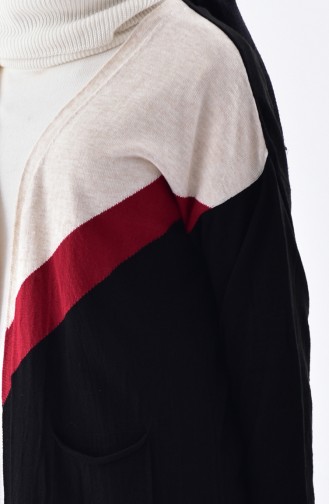 Knitwear Pockets Cardigan 2045-05 Black 2045-05
