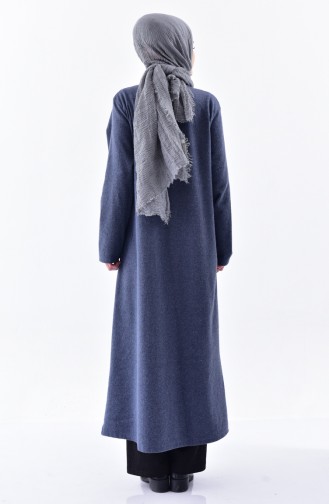 Große Größe Cape mit Reißverschluss 3999B-04 Indigo 3999B-04