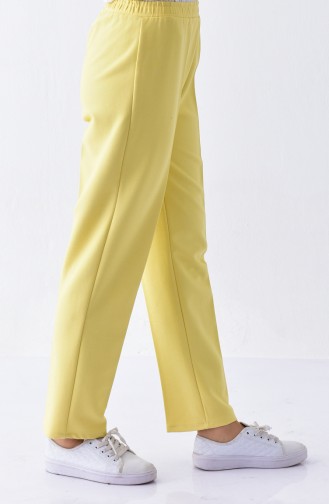 DURAN Elastic Waist Pants 2050-04 Yellow 2050-04