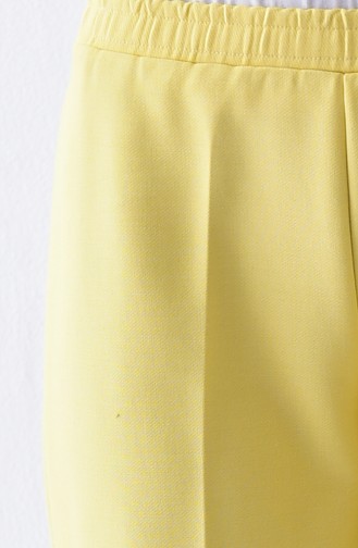 DURAN Elastic Waist Pants 2050-04 Yellow 2050-04