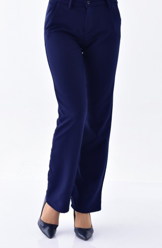 Pantalon avec Poches 2330-02 Bleu Marine 2330-02