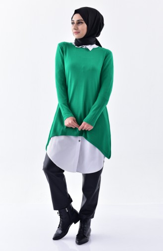 Pull Tricot 4016-10 Vert 4016-10