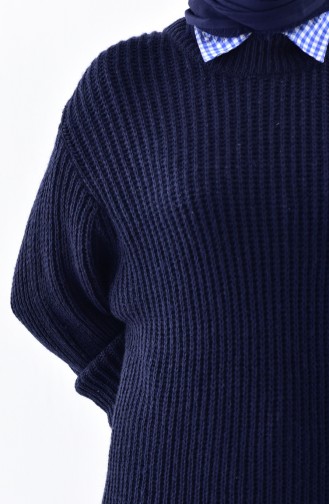 Pull Tricot 4017-12 Bleu Marine 4017-12