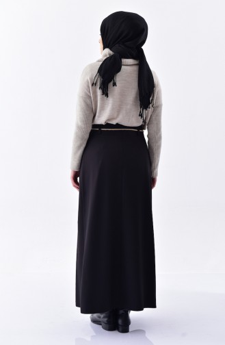 Pleated Skirt 0519-01 Black 0519-01