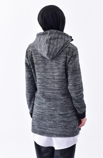 Hooded Sweatshirt 18116-01 Black 18116-01