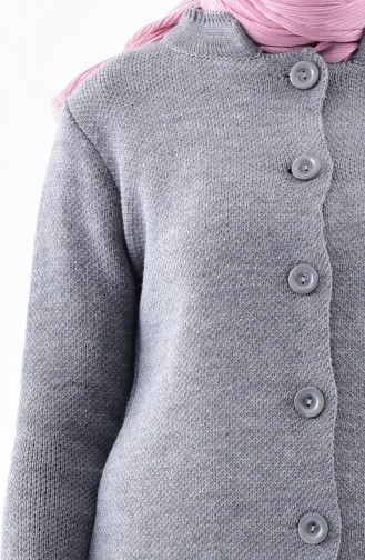 Knitwear Buttons Cardigan 3916-07 Navy Blue 3916-08