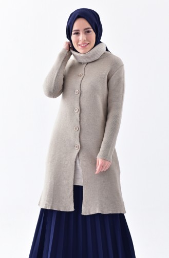 Strickjacke mit Knöpfen 3916-10 Beige 3916-10