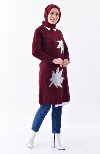 Claret Red Sweater 5019-05