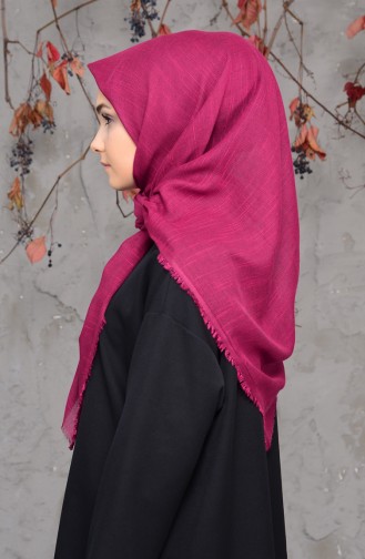 Cotton Scarf 2144-13 Pink Black 2144-13