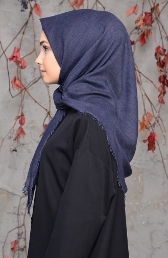 Cotton Scarf 2144-21 Dark Blue Anthracite 2144-21