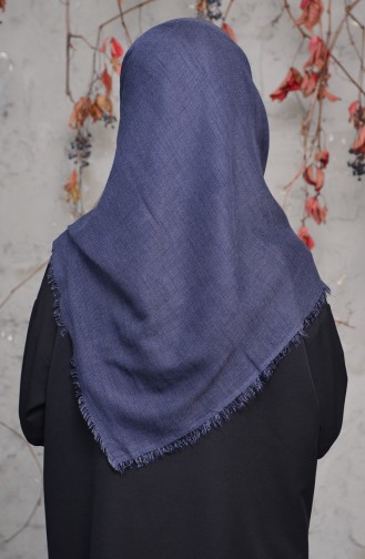 Cotton Scarf 2144-21 Dark Blue Anthracite 2144-21