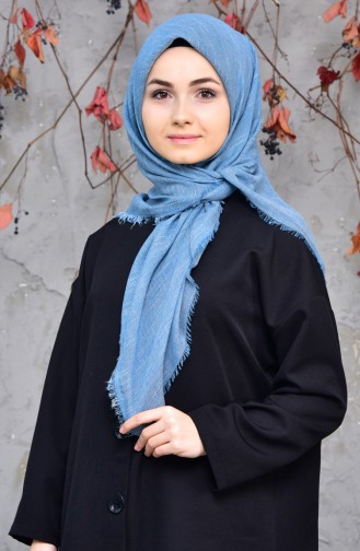 Cotton Scarf 2144-39 Blue 2144-39