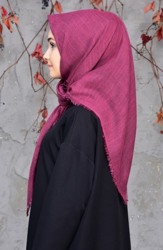 Cotton Scarf 2144-42 Dark Pink Brown 2144-42