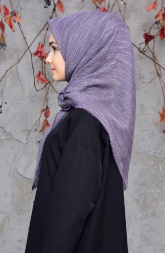 Cotton Scarf 2144-47 Dark Lilac 2144-47